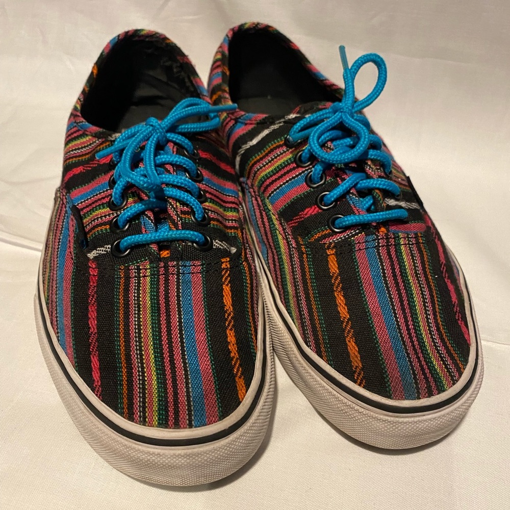 Multi color Drug rug Vans mens us 7 women us 8.5